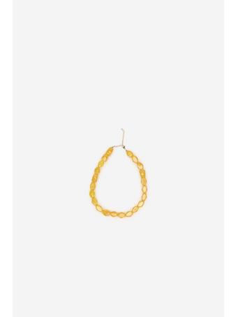 CORTEFIEL - Resin Bead Necklace LIGHT KHAKI