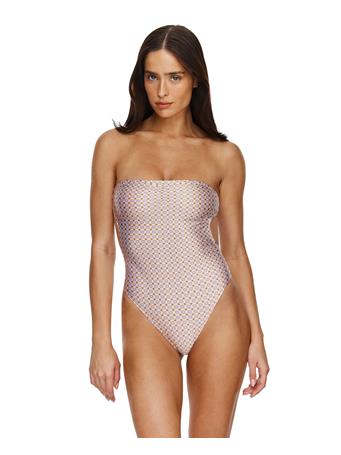 FLIRTT BY GOTTEX - Vacation Mode Bandeau One Piece Pastel PASTEL