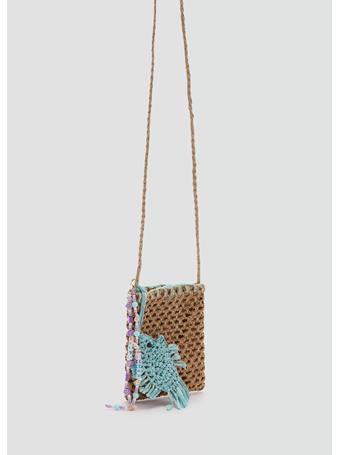 MANGO - Mini Crossbody Bag With Fish LIGHT BROWN