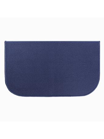 RITZ - 18" X 30" Accent Kitchen Rug with Latex Backing  BLUE