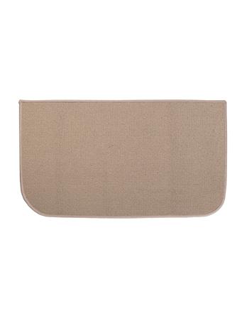 RITZ - 18" X 30" Accent Kitchen Rug with Latex Backing  BEIGE