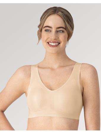 HANES - Women's Invisible Embrace Pullover Bralette LIGHT BUFF
