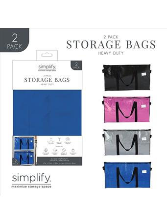 KENNEDY INTERNATIONAL - 2 Pack Storage Bags - Heavy Duty ASSORTED