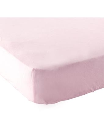 BABYVISION - Luvable Friends Fitted Crib Sheet PINK