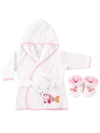 BABYVISION - Luvable Friends Cotton Terry Bathrobe NO COLOR