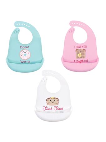 BABYVISION - Hudson Baby Silicone Bibs NO COLOR