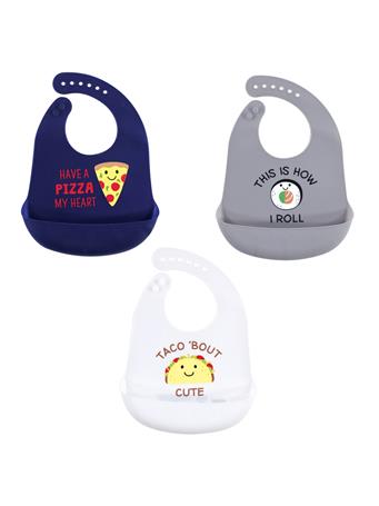 BABYVISION - Hudson Baby Silicone Bibs NO COLOR