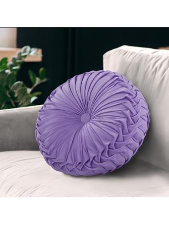 RAMALLAH TRADING CO - Gianny Round Pleated Pillow LAVENDER
