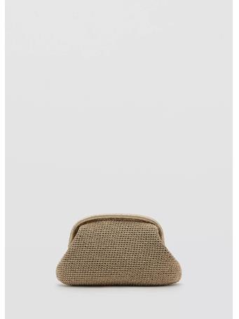 MANGO - Lurex Clutch Bag GOLD