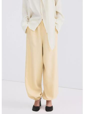 MANGO - Lyocell Harem Trousers Ecru