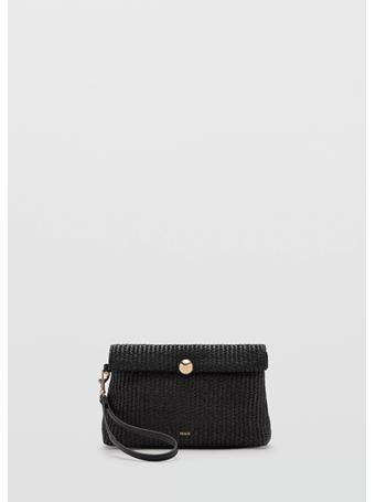MANGO - Flap Pouch BLACK