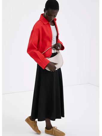 MANGO - Oval Hand Bag NATURAL WHITE