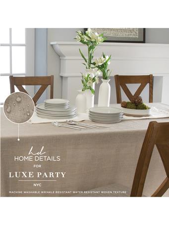 KENNEDY INTERNATIONAL - Milan Waterproof Tablecloth LINEN