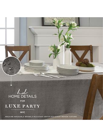 KENNEDY INTERNATIONAL - Capri Waterproof Tablecloth SILVER