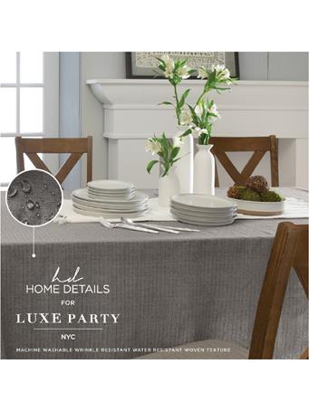 KENNEDY INTERNATIONAL - Capri Waterproof Tablecloth SILVER