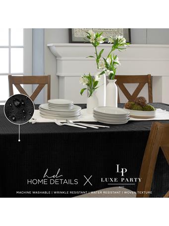 KENNEDY INTERNATIONAL - Capri Waterproof Tablecloth BLACK