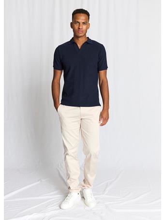 BRUUN & STENGADE - Santino Regular Fit Polo Shirt NAVY