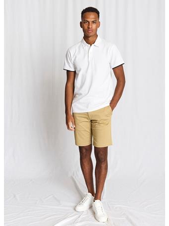 BRUUN & STENGADE - Delos Regular Fit Polo Shirt WHITE