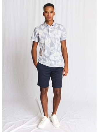 BRUUN & STENGADE - Hydra Regular Fit Polo Shirt DSTY BLUE