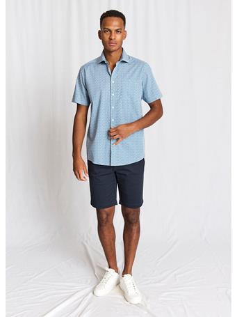 BRUUN & STENGADE - Ludovic Modern Fit Shirt BLUE