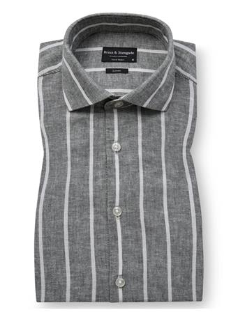 BRUUN & STENGADE - Freitas Casual Modern Fit Shirt GREEN