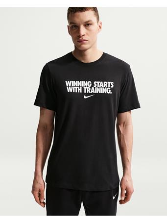 NIKE - Men's Dri-FIT T-Shirt BLACK