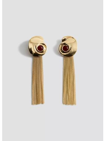 MANGO - Embossed Spiral Earrings GOLD