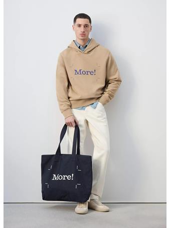 MANGO - 100% Cotton Canvas Tote Bag NAVY