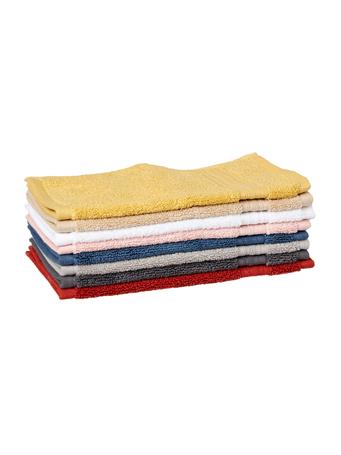 MARINER COTTON - Amber Luxury Zero Twist Dobby Wash Cloth WHITE