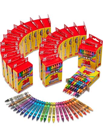CRA-Z-ART - 24 Washable Jumbo Crayons NO COLOR