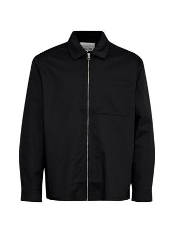 SOLID - Delon Zipper Jacket TRUE BLACK
