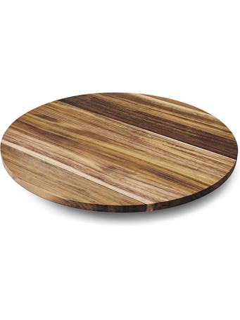 COPCO - Acacia Lazy Susan Turntable Rotating Server BROWN