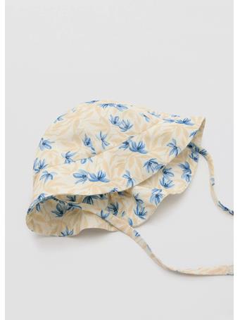 MANGO - Bucket Print Hat YELLOW