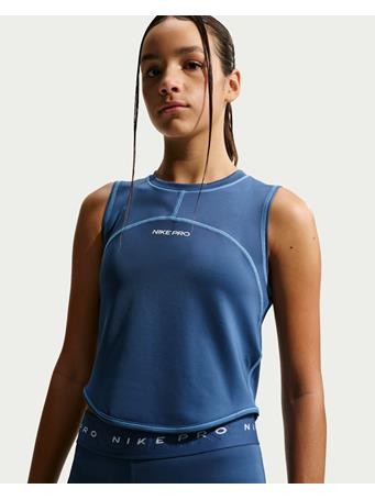 NIKE - Pro Older Kids' Dri-FIT Top MYSTIC NAVY