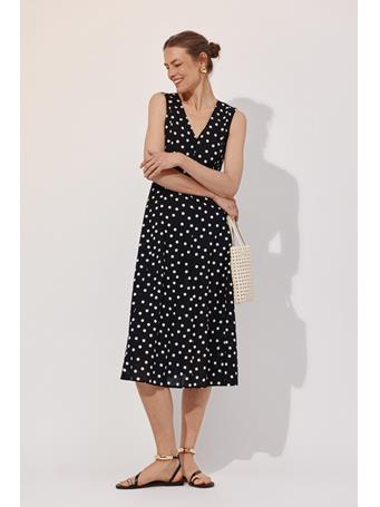 CORTEFIEL - Polka Dot Print Dress MULTICOLOURED