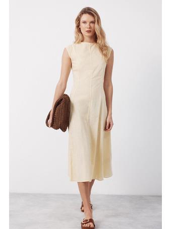 CORTEFIEL - Contrasting Dress YELLOW