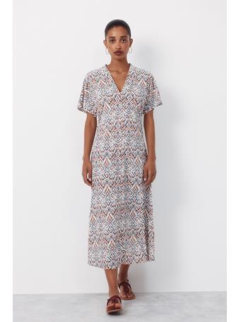 CORTEFIEL - Printed Dress MULTICOLOURED