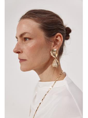 CORTEFIEL - Petal Earrings YELLOW/GOLD