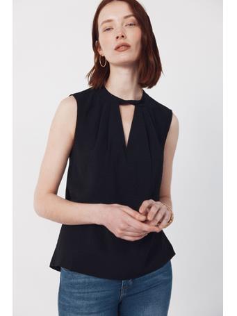 CORTEFIEL - Teardrop-shaped Top BLACK