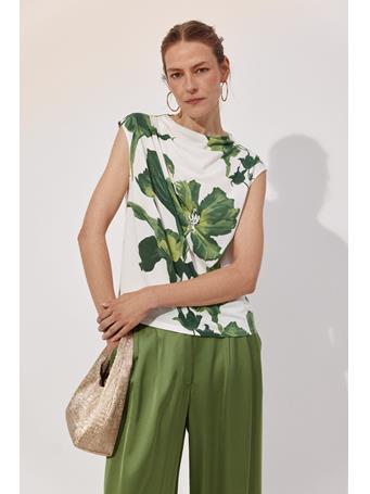 CORTEFIEL - Pleated Sleeveless Top MULTICOLOURED