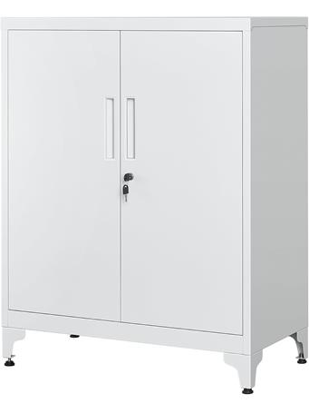 SONGMICS - Multi-Purpose Storage Cabinet WHITE