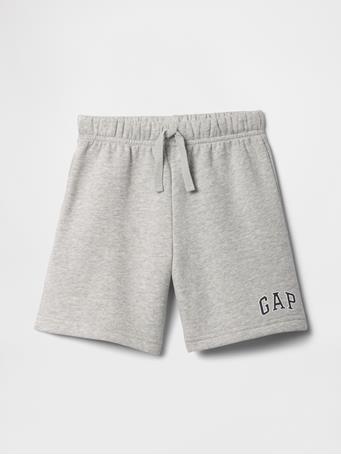GAP - Relaxed Logo Pull-On Shorts LIGHT HEATHER GREY B08