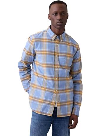 GAP - Oxford Shirt in Standard Fit BLUE MULTI MADRAS