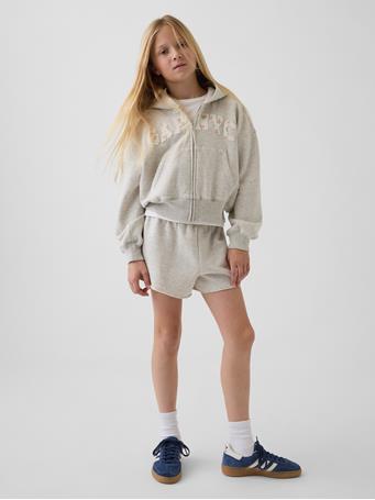 GAP - Kids VintageSoft Relaxed Sweat Shorts B03 LIGHT GREY HEATHER