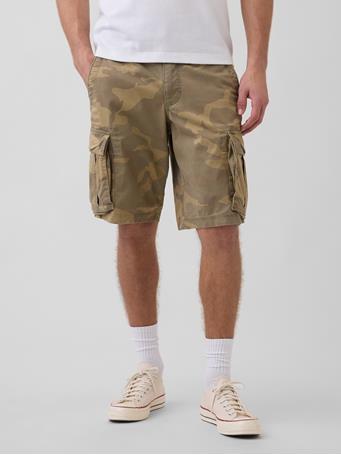 GAP - 11" Relaxed Cargo Shorts GREEN CAMO