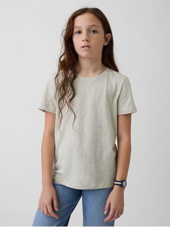 GAP - Kids VintageSoft T-Shirt B03 LIGHT GREY HEATHER