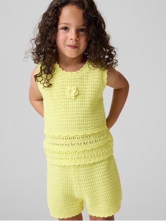 GAP - Baby & Toddler Crochet Tank Top FRESH YELLOW 936