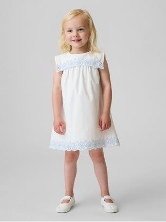 GAP - Baby & Toddler Eyelet Sailor Dress NEW OFF WHITE
