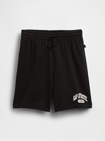 GAP - Kids Relaxed Pull-On French Terry Shorts TRUE BLACK V2
