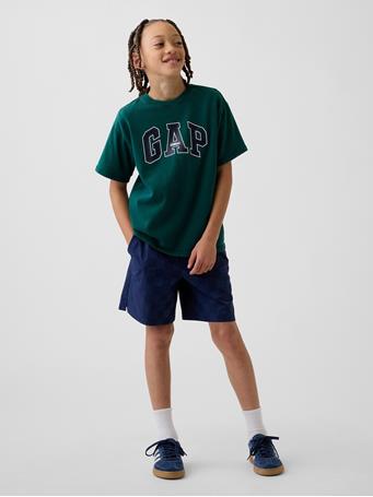 GAP - Kids Relaxed Quick-Dry Shorts MILITARY BLUE